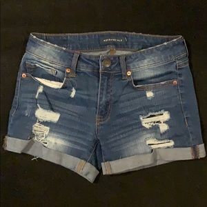 Blue Aeropostale Jean Shorts